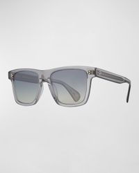 Men's Casian Gradient-Lens Rectangle Sunglasses