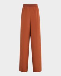 Riverside Wide-Leg Stretch Silk Pants