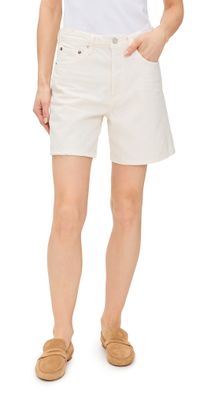 AGOLDE Dame High Rise Baggy Shorts Fortune Cookie 33