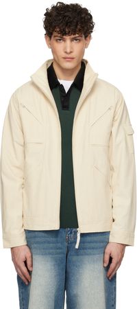 Dime Off-White Zip Jacket