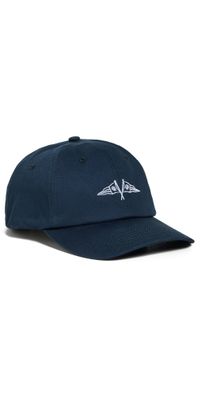 Quiet Golf Pennant Dad Hat Navy One Size