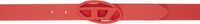 Diesel Ceinture réversible II rouge et noir à ferrure à logo 1DR