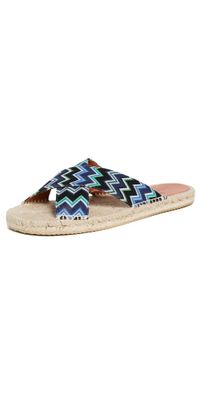 Missoni Naxos Sandals Multicolor Blue 44