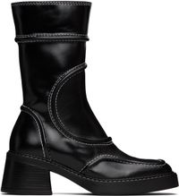 Miista Black Malene Ankle Boots