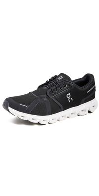 On Cloud 6 Sneakers Black White 9.5
