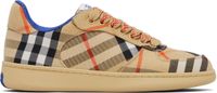 Burberry Tan Check Terrace Sneakers