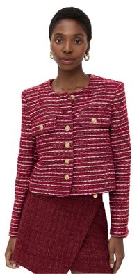 endless rose Tweed Jacket Cranberry M