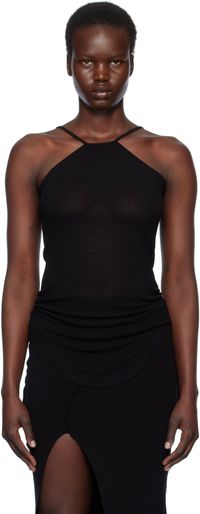 Rick Owens Black Hollywood Skorpio Tank Top