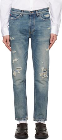 Hugo Blue Tapered-Fit Jeans