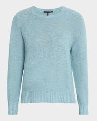 Crewneck Raglan-Sleeve Sweater