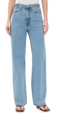 Levi's Ribcage Wide Leg Belted Jeans Multiple Options 24