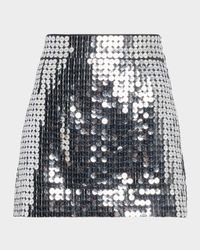 Sequined Mini Skirt