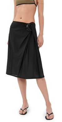 STAUD Chiara Skirt Black M