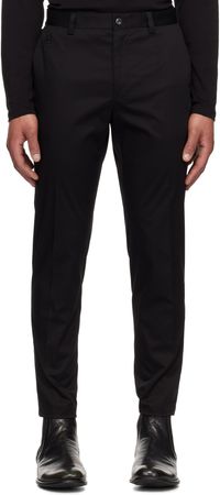 Dolce&Gabbana Black Twill Trousers