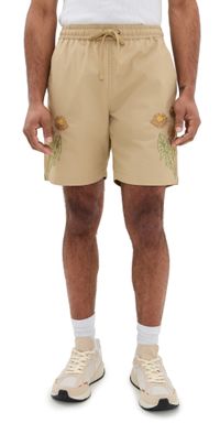 Universal Works Universal Works X Flower Mountain Beach Shorts 7.5 Sand 32