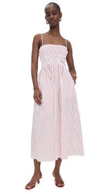 Pistola Bianca Dress Ruby Stripe L