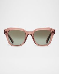 Pont Des Arts Acetate & Nylon Square Sunglasses