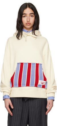 Charles Jeffrey LOVERBOY Off-White Patch Rabbit Ears Hoodie
