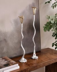 Garden Tulip 19"Candlestick Holder