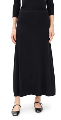 Leset Lauren High Waist Midi Skirt Black S