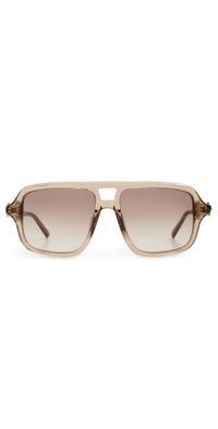 Gucci Horsebit Sunglasses Brown-Brown-Brown One Size