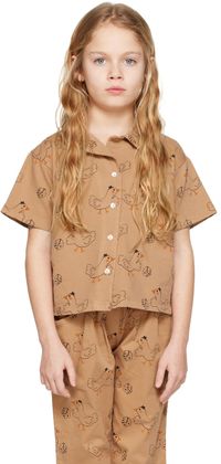 Weekend House Kids Kids Tan Goose Polo