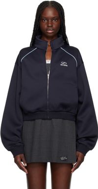We11done Navy Sporty Selldone Track Jacket