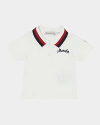 Boy's Embroidered Logo Polo Shirt, Size 6M-3