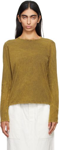 Gabriela Coll Garments T-shirt à manches longues No.87 vert - Serie No.7