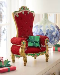 Santa's Throne Christmas Decoration