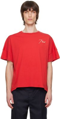 Rhude Red Reverse T-Shirt