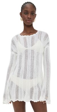 Show Me Your Mumu Packable Pullover Beach Dress White XS