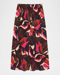 Alessa Printed Midi Skirt