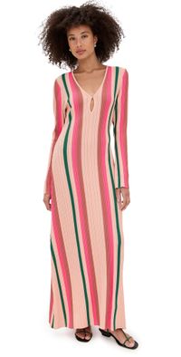 ESSENTIEL ANTWERP Hiscape Long Knitted Dress Combo1 Nude Hazelnut L