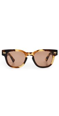 Bottega Veneta Intrecciato Wirecore Sunglasses Havana-Havana-Brown One Size