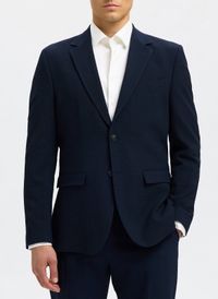 Selected - Veste de costume en fibres recyclées mélangées - Taille 54 - Bleu