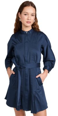 TRUTH Dina Shirt Dress Navy S