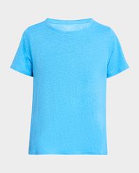 Crewneck Organic Linen Jersey Tee