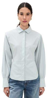 IRO Janine Blouse Ice Grey 40