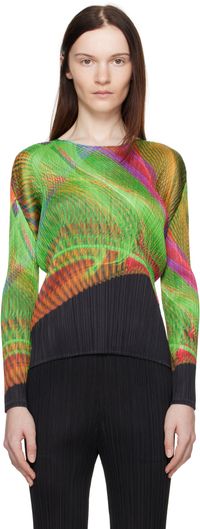PLEATS PLEASE ISSEY MIYAKE Multicolor Spectrum Top