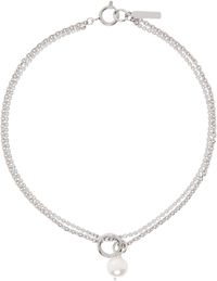 Justine Clenquet Silver Laura Necklace