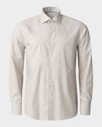Men's Contemporary Fit Grid Check Sport Shirt