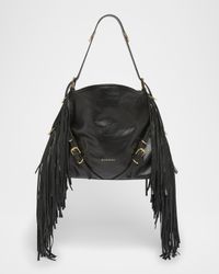 Voyou Medium Shoulder Bag in Fringe Leather