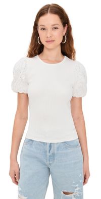 PAIGE Marina Top White S
