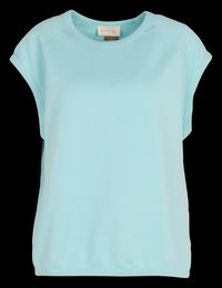 Acote - Sweat oversize col rond en coton - Taille 4 - Bleu