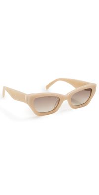 Luv Lou The Sutton Sunglasses Nude Haze One Size