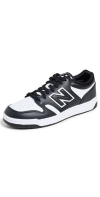 New Balance 480 Court Unisex Sneakers White/ Black M 12