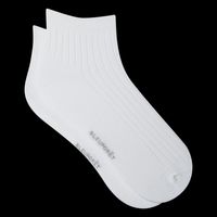 Bleuforet - Lot de 2 paires de chaussettes en coton mélangé - Taille 43/46 - Blanc