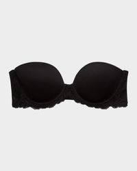Feathers Strapless Plunge Bra