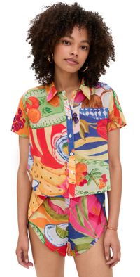 FARM Rio Summer Picnic Shirt Summer Picnic Multicolor XL